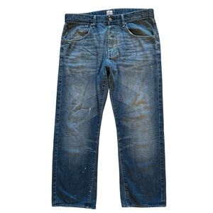 Adriano Goldschmied Japanese Selvedge Jeans 34x29 Unisex 925 Silver Rivet Button